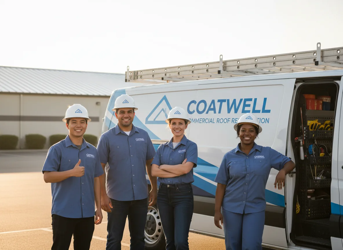 Commercial roof coating company in Theresa, WI